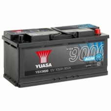 Batterie AGM Yuasa YBX9020 12V 105Ah 950A AGM Start Stop Plus Battery