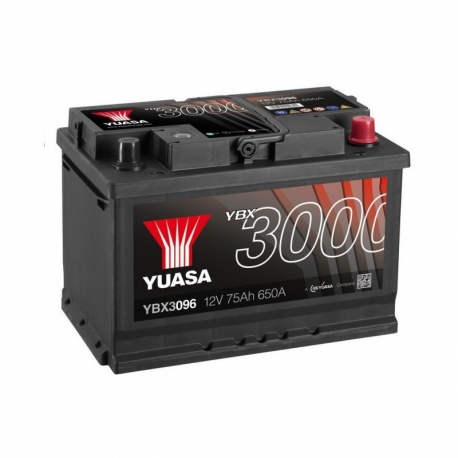 Batterie de voiture Yuasa YBX3096 12V 75Ah 650A SMF Battery