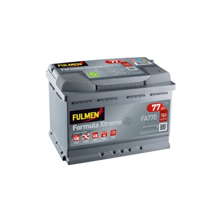 Batterie voiture Fulmen FA770 12V 77Ah 760A Batterie voiture Fulmen FA770 12V 77Ah 760A