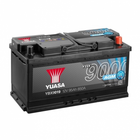 Batterie AGM Yuasa YBX9019 12V 95Ah 850A AGM Start Stop Plus Battery