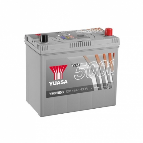 Batterie Yuasa YBX5053 12V 48Ah 430A Silver High Performance Battery Batterie Yuasa YBX5053 12V 48Ah 430A Silver High Performance Battery