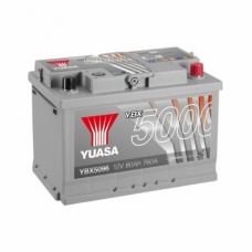 Batterie Yuasa YBX5096 12V 80Ah 740A Silver High Performance Battery