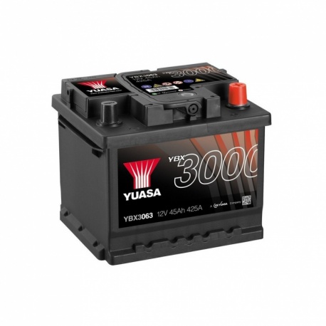 Batterie de voiture Yuasa YBX3063 12V 45Ah 425A SMF Battery Batterie de voiture Yuasa YBX3063 12V 45Ah 425A SMF Battery